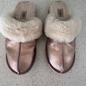 UGG Women's Shimmering Pink Slippers